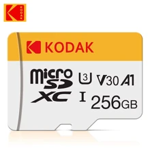 Kodak Micro SD 記憶卡 64GB 16GB 32GB 高速 Class10 V30 U3 SDXC 128GB 256GB 記憶卡，相容於智慧型手機、平板電腦、相機 - 黃白色 - 查看 15