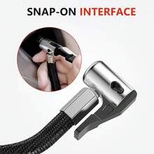 150 PSI Auto-Luftpumpe, Luftkompressor, Reifenfüller, tragbarer Luftkompressor, Luftpumpe für Autoreifen, LED-Licht, 12 V, tragbare Mini-Luftreifenpumpe mit Digitalanzeige für Auto, Motorrad, Fahrrad, Bälle