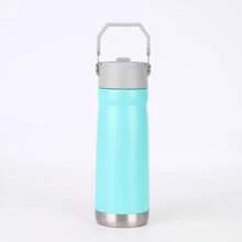 Flip Straw Hydration Thermal Bottle 600ml / 900ml Gym Straw