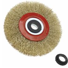 8" Wire Wheel Grinder Bench Grinding Grinder Wire Brush Fine With Reducers - one-size - View 9