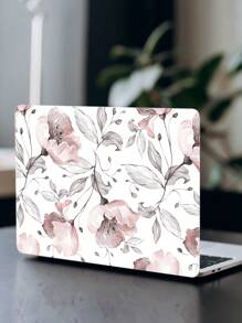 1PC Fresh And Simple Flowers Laptop Skin, Made Of High Quality Waterproof And Anti-Scratch Pvc Material, Suitable For Office Desk Tops, Student Desks And Travel Use, Adds Personalized Decor And Protects The Surface Of Your Laptop, Peel And Stick;Can Be Used For  Case