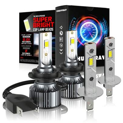 CHUSYYRAY For ChevroletOptra 2005-2010 Combo H1+H7 LED Headlight Kit High Low Beam Bulbs