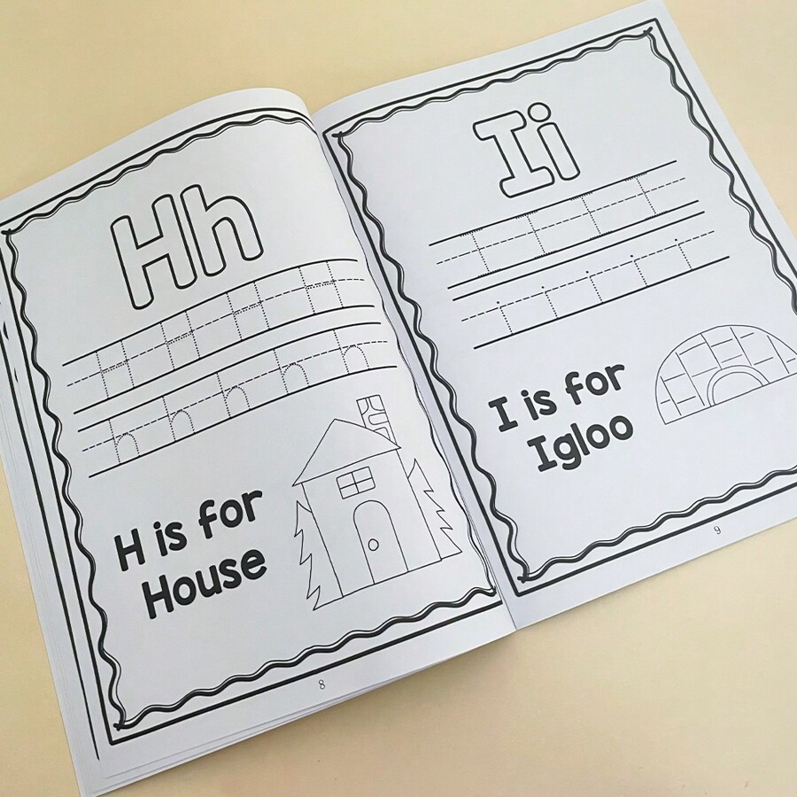 Lachilly Alphabet Letter Tracing Workbook Children's Thinking And