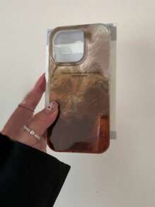 Apple Premium Tie Dye Iceberg Coffee Color Phone Case Compatible With Iphone 16, Compatible With Iphone 15 Pro Max, Shockproof Compatible With Iphone 14/13, Niche Design Compatible With Iphone 12