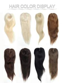 女士假发 直发 处女真人发 高品质单基真人发 替换发 天然发顶 金色假发 - S18/613 - 查看 7