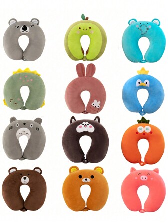 1 件可爱护颈枕飞机旅行枕保护颈椎枕卡通动物记忆 U 型枕成人卧室节日派对礼物、圣诞礼物冬季保暖颈枕旅行枕儿童、儿童旅行枕、儿童枕头、飞机模型、太阳毛绒、儿童身体枕、儿童靠垫、儿童颈枕、婴儿颈枕、儿童枕套、婴儿旅行枕、颈部枕头、婴儿颈枕、儿童靠垫、婴儿抱枕