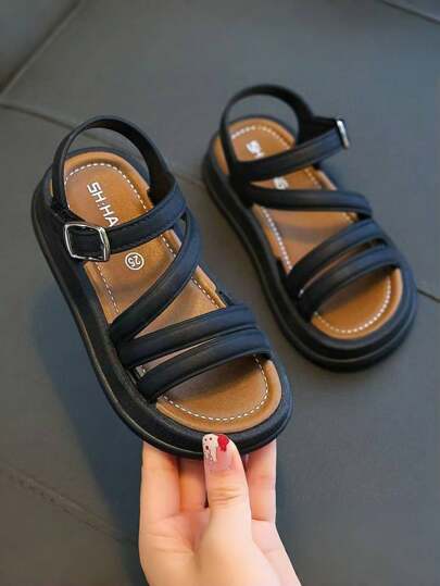 Lugualt 新款夏季韩版舒适女童凉鞋