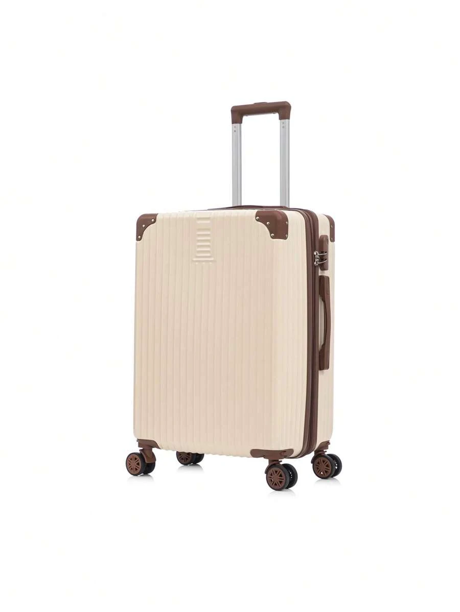 081Carry-On Suitcase 9kg 10kg 23 Kg Travel Jia Wheels 360°Models + 2024 NEW Models And Colors Rose Gold Double Wheel - 米色 - 查看 1