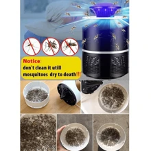 灭虫器、果蝇诱捕器、电动灭蚊器和苍蝇捕杀器 - 昆虫诱捕器，强力诱捕小蚊蚋，可悬挂式灭蚊灯，适用于家庭、室内、室外、露台 - 彩色 - 查看 7