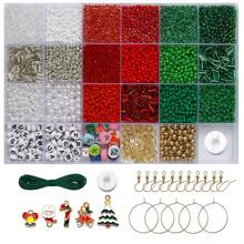 1 BỘ Quà tặng Tiệc Giáng sinh Halloween Lễ Tạ ơn Năm mới Mặt dây chuyền hình đầu lâu dơi, Bộ trang sức hạt móc khóa tự làm & Hạt chữ & Hạt CCB Bộ hạt đất sét polymer Bộ dụng cụ làm hoa tai Vòng tay Vòng cổ Trang sức Bộ làm quà tặng sinh nhật - Nhiều màu - Xem 18