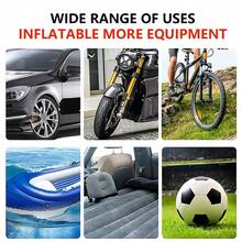 150 PSI Auto-Luftpumpe, Luftkompressor, Reifenfüller, tragbarer Luftkompressor, Luftpumpe für Autoreifen, LED-Licht, 12 V, tragbare Mini-Luftreifenpumpe mit Digitalanzeige für Auto, Motorrad, Fahrrad, Bälle