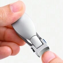 Obcinacz do paznokci ze stali nierdzewnej - konstrukcja odporna na zachlapanie, szerokie otwarcie do grubych paznokci, precyzyjne przycinanie, obcinacz do paznokci do manicure domowego z pilnikiem do paznokci, obcinacz do paznokci o dużych ustnikach, pojedynczy zestaw odporny na zachlapanie, odpowiedni do grubych i twardych paznokci u stóp i stóp dorosłych