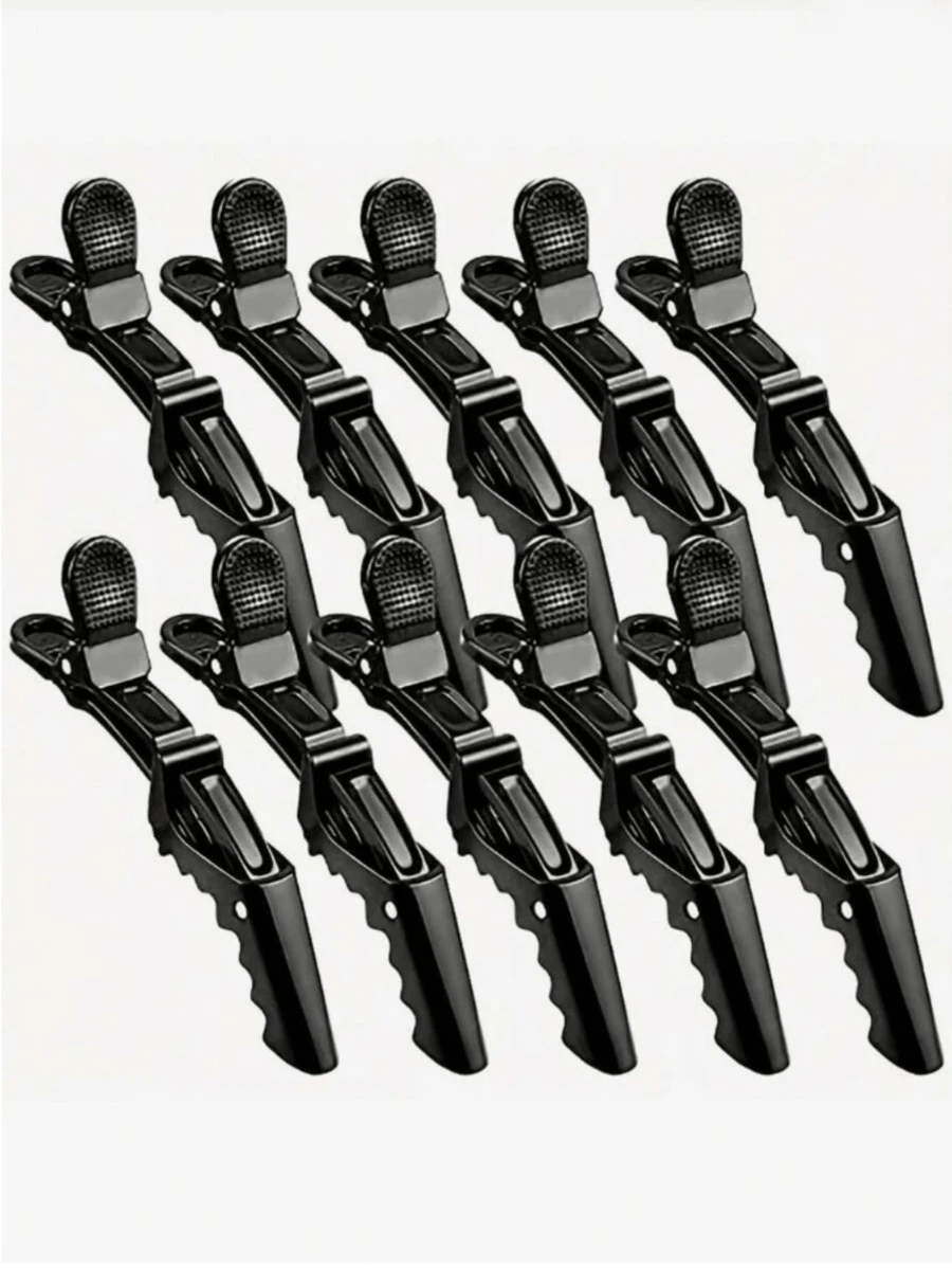 Kẹp tóc đa năng 12 chiếc có kẹp cá sấu và kẹp tạo kiểu tóc, thích hợp cho thợ làm tóc và nhà tạo mẫu tóc chuyên nghiệp, kẹp tóc chống trượt bằng nhựa cho nữ, kẹp tóc chuyên nghiệp cho tiệm làm tóc, kẹp tạo kiểu tóc có kẹp cá sấu, kẹp miệng dài, kẹp miệng hình cần cẩu, lựa chọn của nhà tạo mẫu tóc xoăn - Nhiều màu - Xem 1