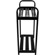 HOHOBLA Golf 27-Hole Cue Display Stand, Golf Club Organizer Golf Club Ground Metal Display Stand Golf Club Holder Rack Golf Putter Rack Golf Putters Golf Club Display Rack Putter Stand Holder Shelf - Black - View 7