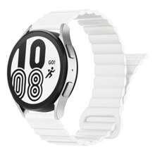 Silicone Magnetic Watch Bands Compatible With Samsung Galaxy Watch 6/5/4 Band 40mm 44mm/Watch 6 Classic Band 43mm 47mm/Watch 5 Pro 45mm/Watch 4 Classic, 20mm 22mm Silicone Magnetic Sport Strap For Women Men - 20mm - View 13