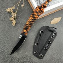 Military MKC Montana Speedgoat Portable Fixed Knives 440c Blade Nylon Rope Handle Outdoor Tactical Camping Hunting EDC Multitool - Tổng chiều dài 16,4cm Chiều dài lưỡi dao 7cm Chiều dài tay cầm 8,9cm - Xem 5