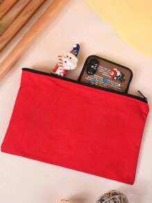 Customize Personalized Pictures Exclusively For You, Including A New Mini Makeup Handbag For Early Spring, A Lightweight Canvas Zipper Bag With A Red Envelope, A Large Capacity Coin Purse, A Pencil Case, Suitable For Shopping, Dating, Vacation, Travel, Festivals, Parties, Gifts, Travel Grooming And Makeup Bags, And A Stylish Large Capacity Storage Bag - Multicolor - View 17