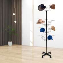 7-Tier Hats Display Rack, 65''H Floor Stand Hat Racks, Adjustable Cap Wig Rack Freestanding Rotating Hat Organizer Stands For 35 Caps, Wigs & Hats,Spring,Minimalist,Summer TopsCoat Rack Back To School Travel Essentials Room Decor,Home Decor,Bedroom Decor Storage Organization And Storage Puppy Keep Dress Shorts Phone Case Bikini Summer Dresses For Women Skirt Summer Dress Dresses Nails Jeans Tops White Dress Dresses For Women