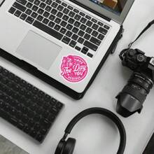 1/3pcs Karma Vinyl Sticker, Have The Day You Deserve, Skeleton, Halloween Stickers, Water Bottle Stickers, Phone Case Stickers,Self-Adhesive, Single Use, Fade-Resistant, Perfect For Laptops, Water Bottles - Multicolor - View 5