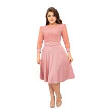 Women Dresses - 藕粉色 - 查看 4