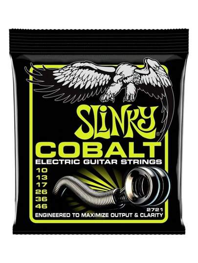 Cuerdas Guitarra Electrica Cobalt 10-46 Para Ernie Ball 2721