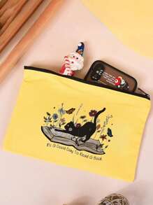 Customize Personalized Pictures Exclusively For You, Including A New Mini Makeup Handbag For Early Spring, A Lightweight Canvas Zipper Bag With A Red Envelope, A Large Capacity Coin Purse, A Pencil Case, Suitable For Shopping, Dating, Vacation, Travel, Festivals, Parties, Gifts, Travel Grooming And Makeup Bags, And A Stylish Large Capacity Storage Bag - Multicolor - View 2