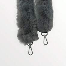 Soft Faux Fur Pom Pom Bag Charm, Multiple Colors Available