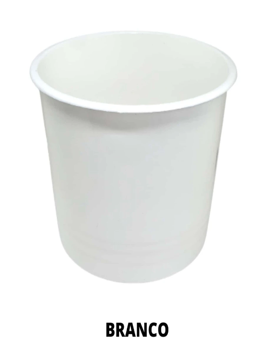 Kit 50 Popcorn Bucket Party Favors Decorative - White - View 1