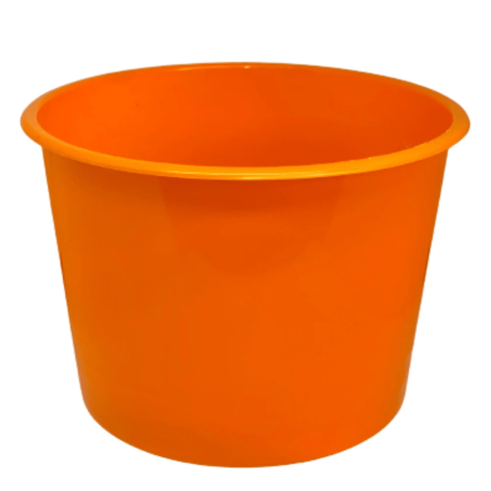 Kit 50 Popcorn Bucket Party Favors Decorative - Orange - View 1