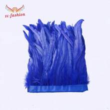 2M Lông đuôi gà trống màu 9-11 inch Băng ruy băng trang trí Lông chim trĩ đen dùng làm đồ thủ công Quần áo lễ hội Trang trí lông vũ Plumas - Nhiều màu - Xem 20