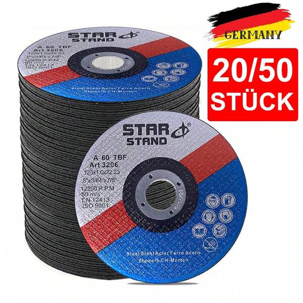 20/50x STARSTAND Trennscheiben Ø1125mm INOX Flexscheiben, Trennscheiben, Metall