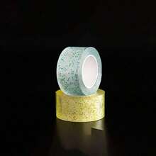 粘性可吹泡泡胶带彩色闪光双面高粘纳米泡泡胶带DIY工艺品制作捏泡泡返校 - 彩色 - 查看 9