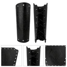 2 chiếc bao tay đạp xe thủ công độc đáo, vòng tay da dệt chỉ sáp đơn giản, phong cách Punk thời trung cổ cổ điển dành cho nam - A - Xem 6