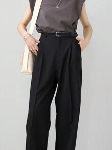 1/2 piezas Cinturón 2025 Nuevo Cinturón de mujer casual y versátil de alta gama que combina con pantalones, vaqueros, hebilla plateada, bolsillo, verano, escuela, otoño, Halloween