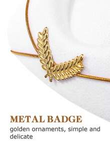 1pc Women Solid Color Flight Attendant Hat, Elegant Vintage Casual Streetwear Stylish Wide Brimmed Bowler Hat, Suitable For Work, Halloween, Christmas Party, Unisex Winter Warm Windproof Hat