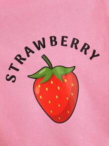 春夏款草莓印花无袖宠物背心，适合贵宾犬、比熊犬、泰迪犬等小型犬 - 粉色 - 查看 5