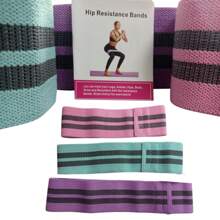 Kit 3 Resistance Bands For Yoga Pilates Gym Workout - Resistance Bands - Multicolor - View 4