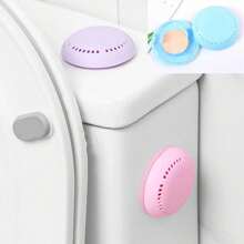 2/6pcs Solid Air Freshener Stickers For Toilet/Bathroom/Bedroom/Wardrobe/Car, Replaceable Fragrance Sheet Included,Kitchen,Kitchen Items,Cleaning,Kitchen Towel,Kitchen,Bathroom,Home,Household Suppliers Valentine's Day Valentines Supplies Wedding Items - Multicolor - View 1