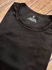Men's Dry Short Sleeve Gym Training T-Shirt - màu đen - Xem 3