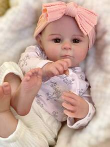 20英寸阿奇重生娃娃手绘婴儿新生娃娃手工新生儿娃娃玩具儿童生日礼物 - Reborn Doll - 查看 1