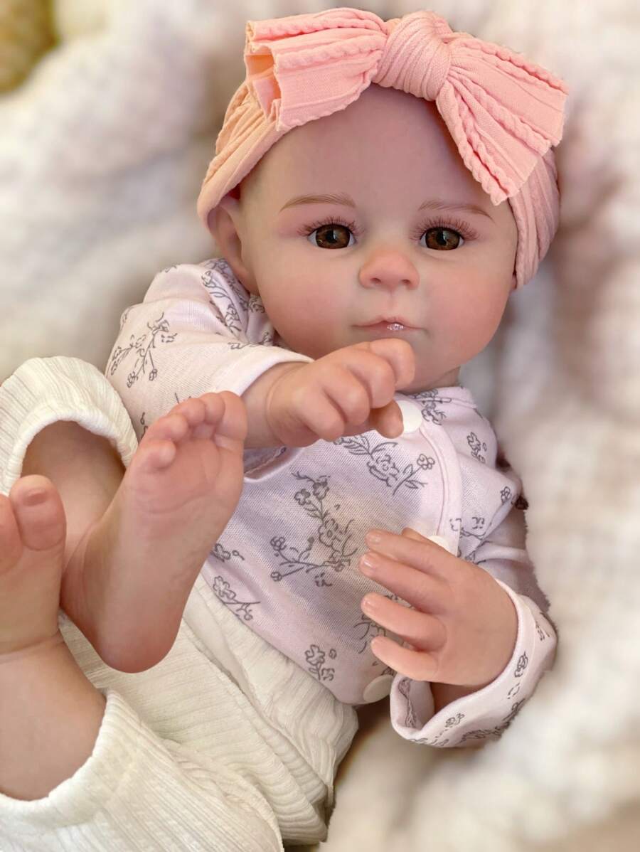 20英寸阿奇重生娃娃手绘婴儿新生娃娃手工新生儿娃娃玩具儿童生日礼物 - Reborn Doll - 查看 1