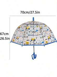 Umbrellas And Rain Hat Umbrellas - Blue - View 3