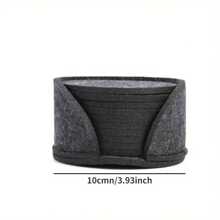 10 Stücke runde Filz-Untersetzer für Camping-Küche, hitzebeständige Untersetzer für Kaffee, Tee, Schutz des Esstisches, Küchenausstattung, Geschenk zu Feiertagen - Verschiedenfarbig - Übersicht 16