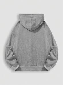 Women's All-Match Light Gray Drawstring Hoodie Loose Version Casual Street Sports Style Ladies Autumn And Winter New Oversize Sweatshirt Sweater