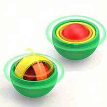 Đồ chơi quay ngón tay nhiều màu sắc - Vòng quay cảm giác thư giãn cho mọi lứa tuổi, Chất liệu PP bền, Thiết kế di động, Giải tỏa căng thẳng - Nhiều màu - Xem 5