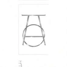 Chrome 36" Round Clothing Rack Height 48 - 72" H Leveler Glides Garment,Spring,Minimalist,Summer Tops
