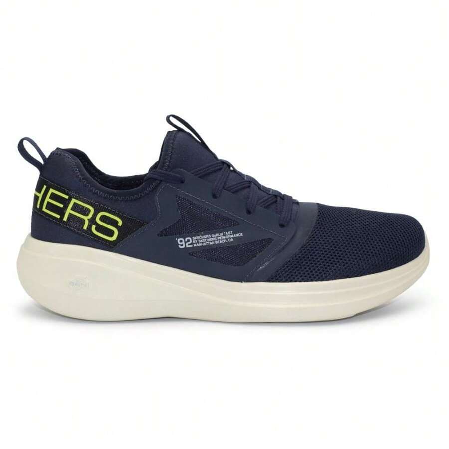 Skechers Men's Go Run Fast Sneakers 894258BR - Màu xanh hải quân - Xem 1
