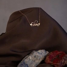 Dây chuyền tên dãy núi - Dây chuyền dãy núi tùy chỉnh với tên cá nhân - Trang sức lấy cảm hứng từ thiên nhiên - Mặt dây chuyền núi thủ công - Nhiều màu - Xem 7