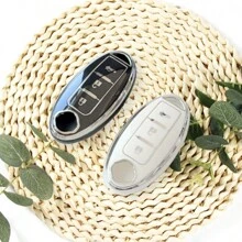 TPU Car Remote Key Shell Cover Fit For Nissan Altima X-TRAIL Bluebird SYLPHY MURANO GTR QX80 QX50 Nissan Key Fob Cover - Durable Soft TPU Protection, Ideal Gift