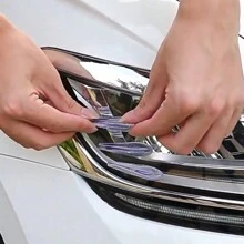 6pcs Car Aerodynamic Spoiler Strips, Automotive Body Bumper Protector Trim, Noise Reduction Decoration Accessories - [6-piece Spoiler] - View 7